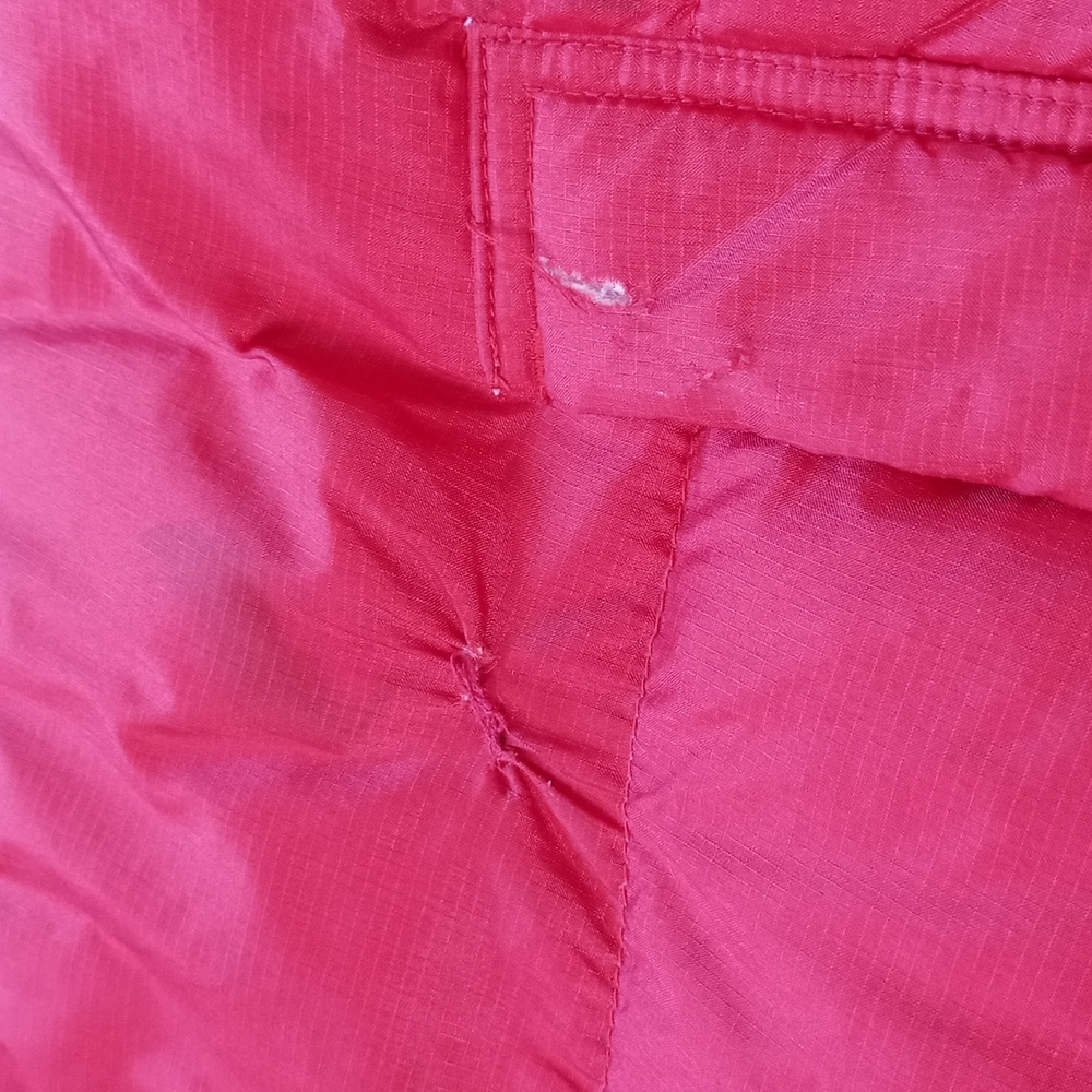 Vintage 90s Tommy Hilfiger Goose Down Puffer Jacket RED - Picture 4 of 14